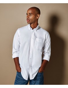 K-KK351-Mens Classic Fit Workwear Oxford Shirt Long Sleeve 2